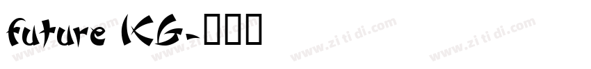 future ICG字体转换